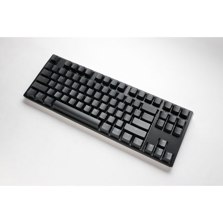 Ducky One 3 Classic TKL RGB mechanische Tastatur (Schwarz, US-Layout (QWERTY), Cherry MX Speed Silver, 80 % (TKL), RGB-LEDs, Double-Shot PBT, Hot-Swap-fähig, Quack-Mechanik)