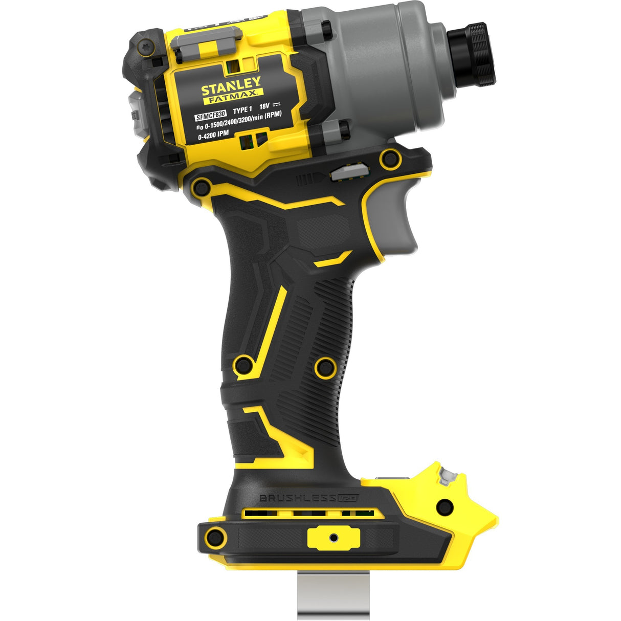 Stanley Fatmax V20 18 V bürstenloser Schlagschrauber (gelb schwarz, Akku und Ladegerät nicht im Lieferumfang enthalten)