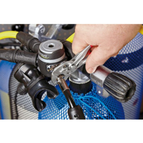 Knipex 86 03 250 Zangenschlüssel - 250 mm - verchromt - Schlüsselweite bis 52 mm 2 Zoll - kunststoffbeschichtet