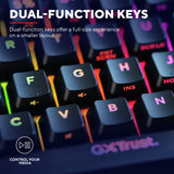 Trust Trust GXT 867 Acira 60 % mechanische Mini-Gaming-Tastatur
