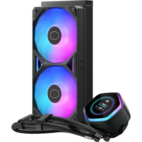 Cooler Master MasterLiquid 240 Atmos II LCD ARGB Wasserkühlung (Schwarz)