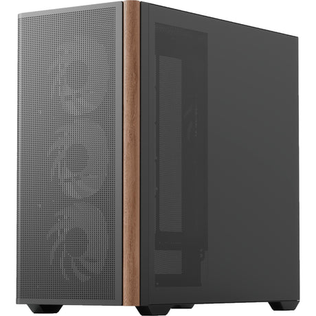 Aerocool b301a Mini-Tower-Gehäuse (schwarz | 1x USB-A | 1x USB-C | RGB)