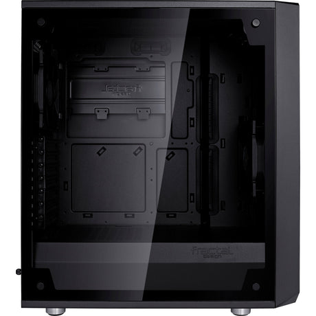 Fraktales Design meshify c dunkle getemperte Glas