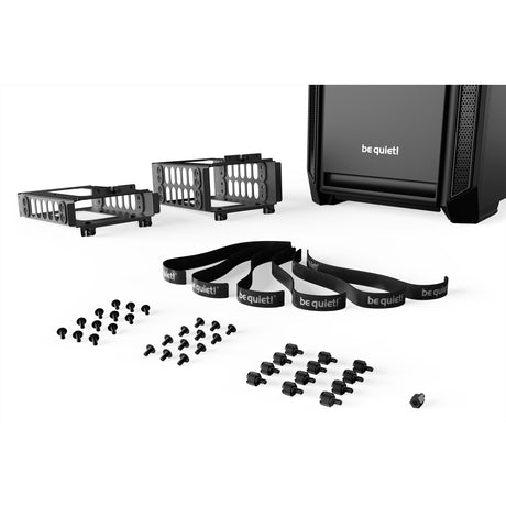 Ruhig sein! Silent Base 601 Midi-Tower-Gehäuse (schwarz | 3x USB-A)
