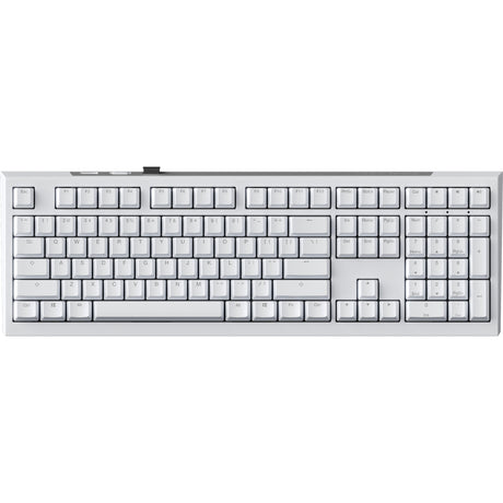 Ducky one x wireless rgb mechanisch toetsenbord (wit, us lay-out (qwerty), inductive, 100%, hot-swappable, pbt, 2.4 ghz | bluetooth | usb-c)