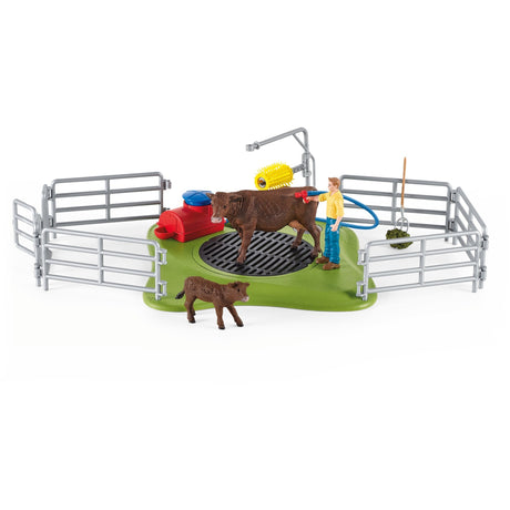 Schleich Farm World - Kuhwaschstationsfigur