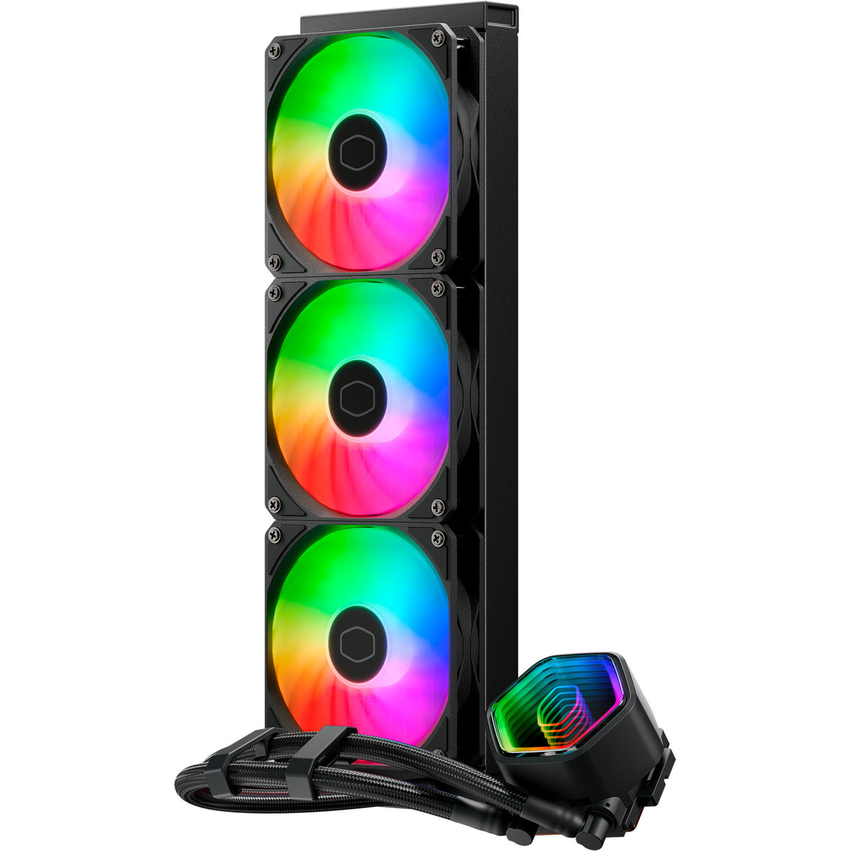 Cooler Master mlw-d36m-a18pa-r1 Masterliquid 360 Core II ArGB, 360-mm-Radiator, 3x 120-mm-Argb Gen 2