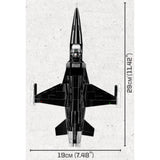 Cobi top gun - mig-28 constructiespeelgoed (schaal 1:48)