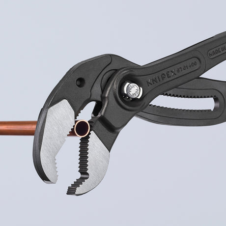 Knipex Cobra XL Wasserpumpenzange 8701400 Schwedische Wasserpumpenzange (rot)