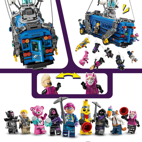 Lego Fortnite Battle Bus aus dem Videospiel – 77073