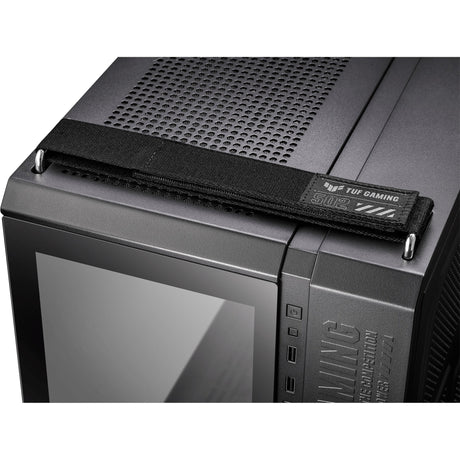 Asus TUF Gaming GT502 Plus Midi-Tower-Gehäuse (schwarz | 2x USB-A | 1x USB-C | gehärtetes Glas)