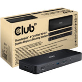Club 3D Thunderbolt 4, 16-in-1-Quadra-Displays-Dockingstation