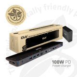 Club 3D USB-C 3.2 Gen1 Triple Display Dynamic PD-Ladung