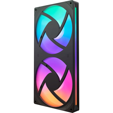 Nzxt f280 RGB Core Gehäuselüfter (schwarz, 2 Stück, 280 x 140 x 26 mm)