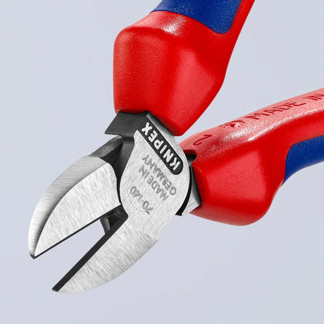 Knipex Seitenschneider 70 02 140 Schneidzange (rot blau)