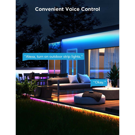 Govee Smart Outdoor LED-Streifen – 10 Meter IP65 – RGBICWW – App-Steuerung – Alexa Google