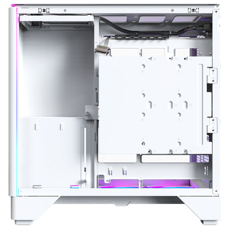 Montech king 45 pro midi tower behuizing (wit | 2x usb-a | 1x usb-c | rgb | window)