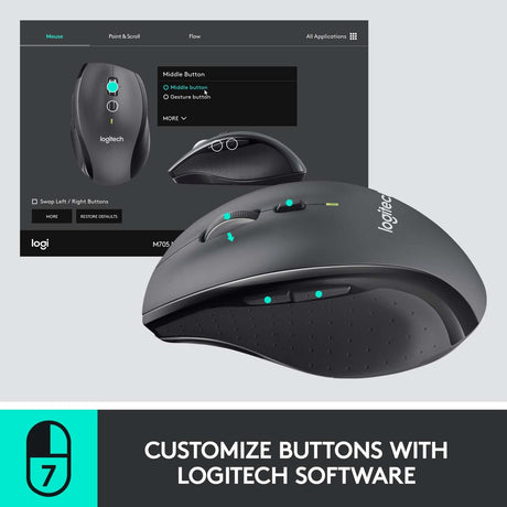 Logitech-Maus 910-006034 schwarz