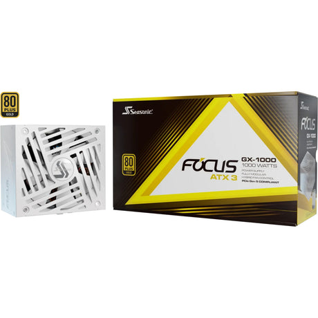 Seasonic Focus GX-1000 ATX3.1 Modulares 1000-Watt-Netzteil (Weiß, 3x PCIe)