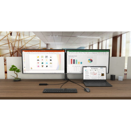 I-tec USB-C HDMI DP Dockingstation mit Stromversorgung 65 W + Universal-Ladegerät 77 W (schwarz)