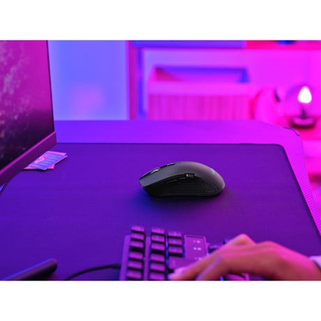 Trust GXT 931 YBar kabellose Gaming-Maus (schwarz, 200–7.200 dpi, 2,4 GHz Bluetooth USB)