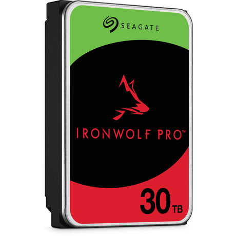 Seagate ironwolf pro 30 tb harde schijf (st30000nt011, sata 600, 24 7)