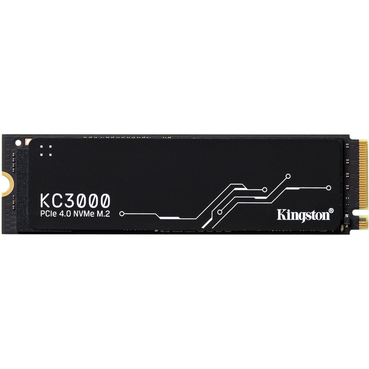 Kingston KC3000 4 TB SSD (Schwarz, Skc3000S 4096G, PCIe 4.0 NVMe, M.2 2280)