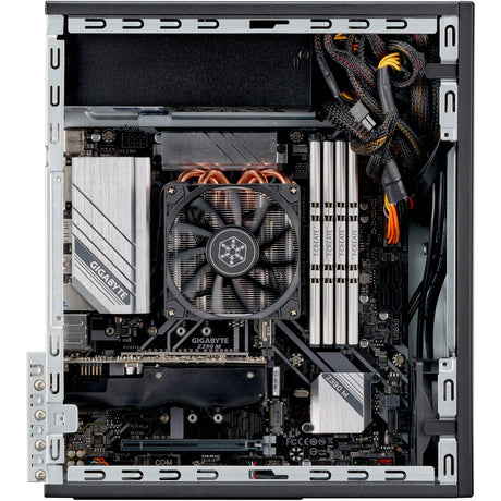 Silverstone sst-ml11b htpc-gehäuse (schwarz | 4x usb-a)
