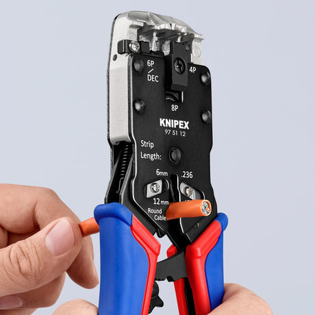 Knipex Krimptang für westliche Stecker 975112