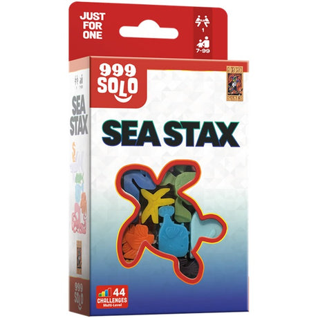 999Games 999 Games Sea Stax Denkspiel (niederländisch, 1 Spieler, ab 7 Jahren, 44 Aufgaben)