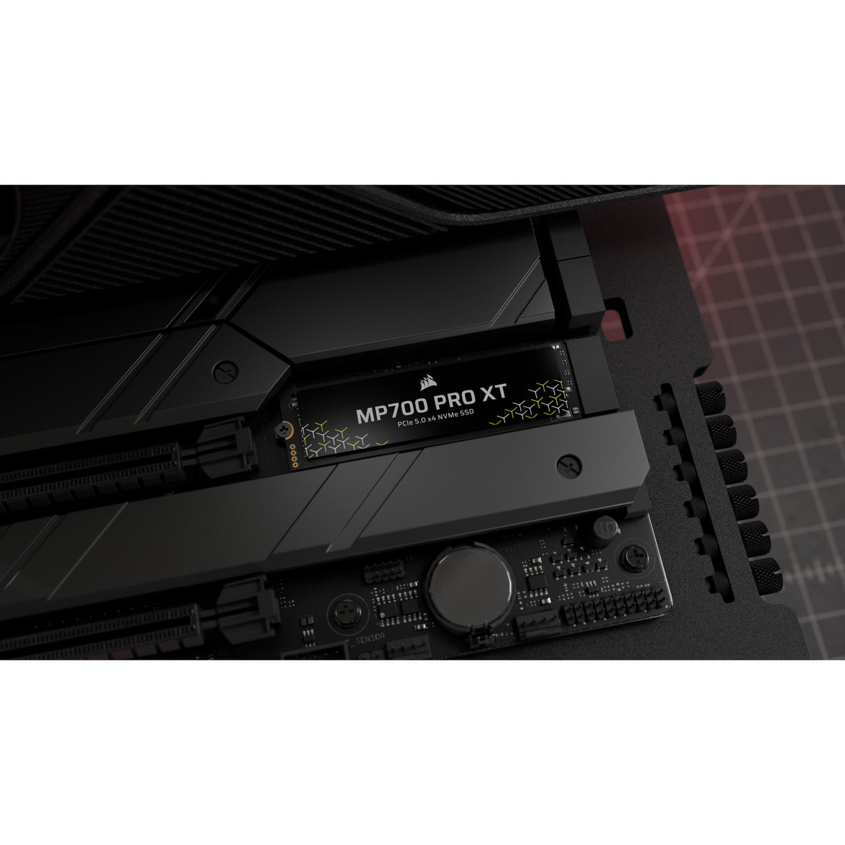Corsair MP700 Pro XT 1 TB SSD (schwarz, PCIe Gen5 x4 NVMe 2.0, M.2 2280, 3D TLC NAND)