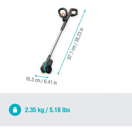 Gardena EasyWeed Battery-Quadrat-Bürste 1800 18V P4A Solo