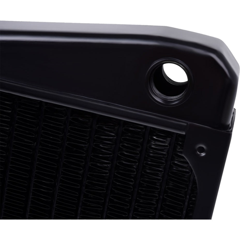 Alphacool Nexxxos ST30 Vollkupfer X-Flow 420 mm Kühler (schwarz)