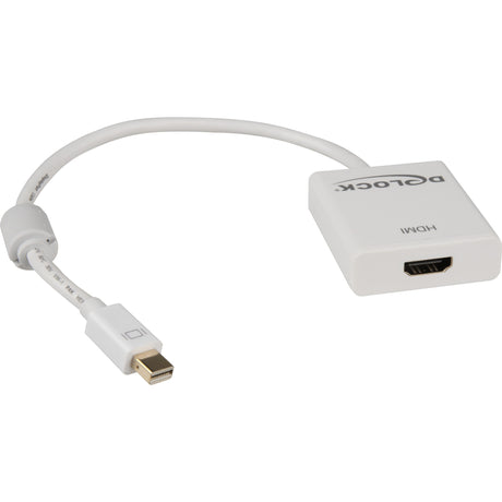 Delock Mini DisplayPort > HDMI Adapter (weiß, 0,2 Meter, 4k)