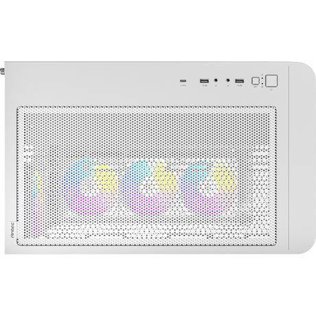Antec C5 Curve Argb Midi-Tower-Gehäuse (weiß | 2x USB-A | 1x USB-C | gehärtetes Glas)