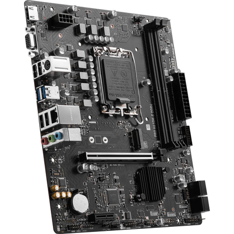 MSI Pro H610M-E DDR4 Sockel 1700 Mainboard (schwarz, GB-LAN, Sound, µATX)