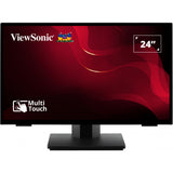 Viewsonic rahmenloser Touch-Monitor mit 10-Punkt-PCAP 24 (Schwarz, HDMI, DisplayPort, VGA)