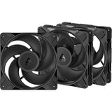 Arctic p14 pro reverse case fans (zwart, 3 stuks, 140 x 140 x 30 mm, pwm, 3 stuks)
