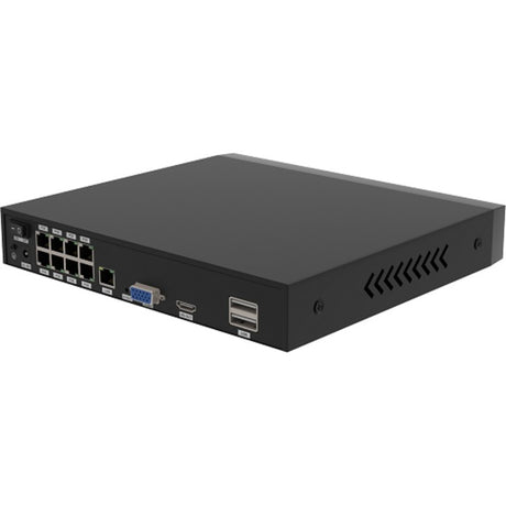 Foscam fn9108he, 8-Kanal 5 MP PoE-Netzwerk-Videorecorder (schwarz, PoE, ohne Festplatte)