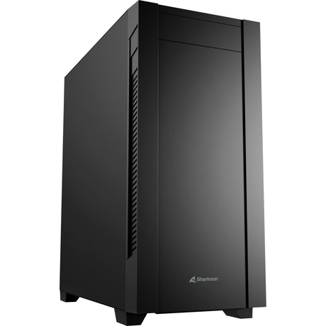 Sharkoon s25-v2 Midi-Tower-Gehäuse (schwarz | 2x USB-A | 1x USB-C)