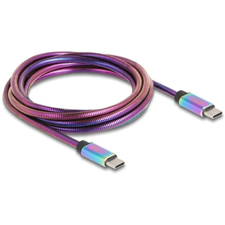 Delock USB 2.0 USB-C Kabel, 2 Meter (mehrfarbig)