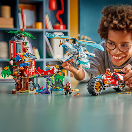 Lego Ninjago 71857 Ninja-Fahrzeuge am Baumhaus