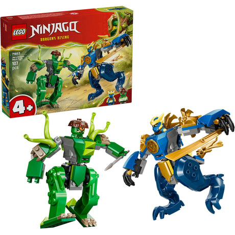 Lego® Ninjago® – Jays Drachen-Mech-Kampf – Spielzeug-Mech – Spielset mit 2 Minifiguren – 71853