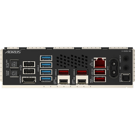 Gigabyte x870e Aorus Master Sockel AM5 Motherboard (Schwarz, Raid, 5 GB LAN, Wi-Fi 7, BT, Sound, ATX)
