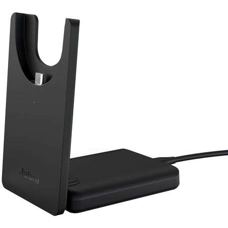 Jabra evolution2 55, inkl. Ladestation für On-Ear-Headset (schwarz, Stereo, UC, USB-C, Link380c)