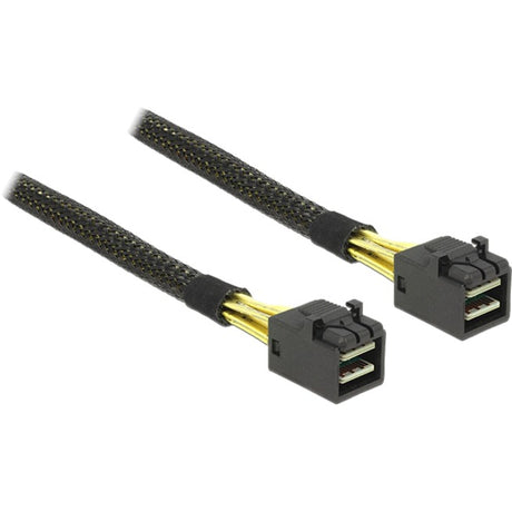 Delock Mini SAS HD SFF-8643 > Mini SAS HD SFF-8643 Kabel (schwarz, 1 Meter)