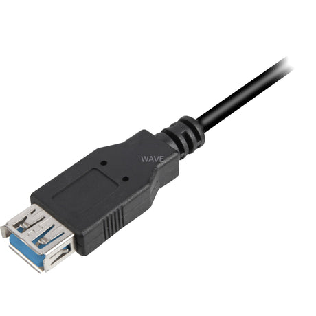 Sharkoon USB 3.0 Verlängerungskabel (schwarz, 1 Meter)