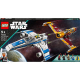 Lego Star Wars – New Republic E-Wing vs. Shin Hatis Starfighter Konstruktionsspielzeug (75364)