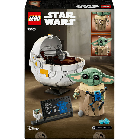 Lego Star Wars: The Mandalorian™ Grogu™ mit schwebendem Kinderwagen 75403