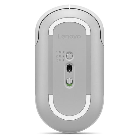 Lenovo 700 Multi-Device Wireless Silent Mouse (weiß, 1600–4000 dpi, Bluetooth 5.3 2,4 GHz)